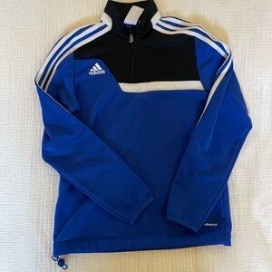 Adidas Blue and Black Track Jacket